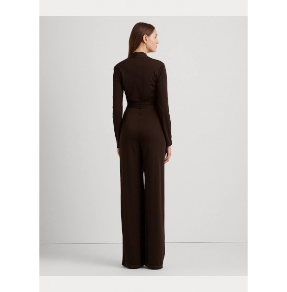 Lauren Ralph Lauren Belted Jersey Surplice Jumpsuit Lauren Ralph Lauren Belted Jersey Surplice Jumpsuit
