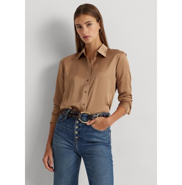 Lauren Ralph Lauren Satin Charmeuse Shirt