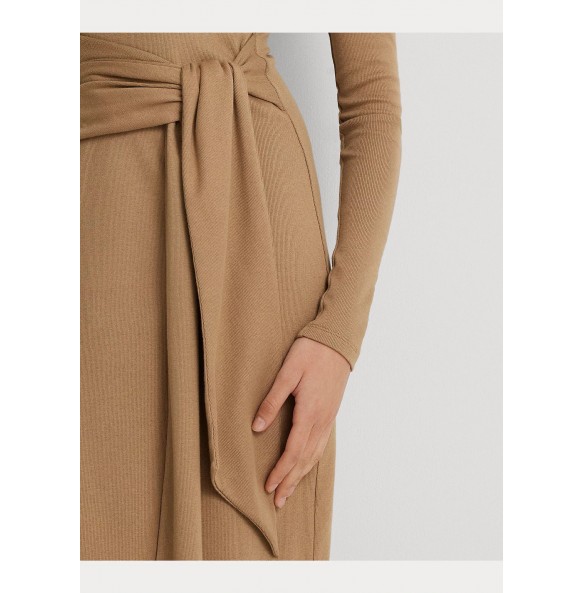 Lauren Ralph Lauren Tie-Front Turtleneck Dress