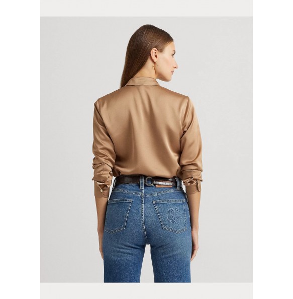 Lauren Ralph Lauren Satin Charmeuse Shirt